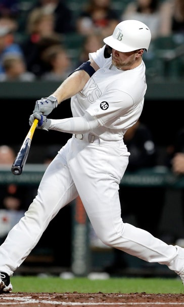 Meadows slam, Richards' gem carry Rays past Orioles 7-1